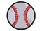 Baseball Softball Multi-Color Embroidered Iron-On or Hook & Loop Patch Applique